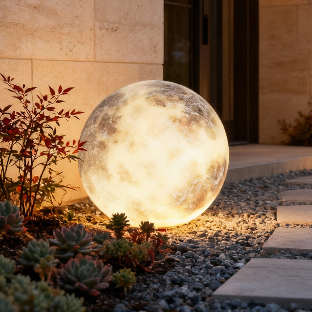 Outdoor Moon Light Waterproof LED Garden Globe Sphere 3 Sizes