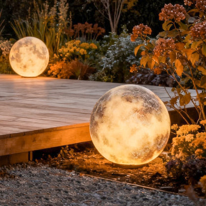 Outdoor Moon Light Waterproof LED Garden Globe Sphere 3 Sizes