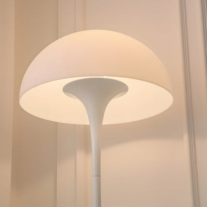 Modern Floor Lamp Mushroom Dome White Acrylic 3 Color Temperature LED Ambient Living Room Bedroom 53 Inch
