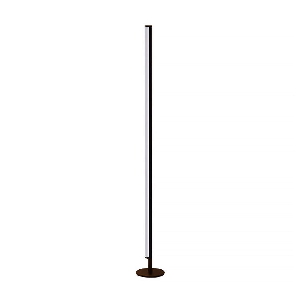Modern Floor Lamp Slim Column LED 3 Color Temperature Acrylic Aluminum Black White Living Room Bedroom 59 Inch