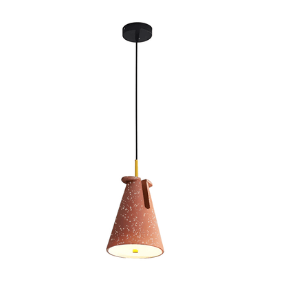 Nordic Tapered Resin Cone Pendant Light with 90-Degree Adjustable Head