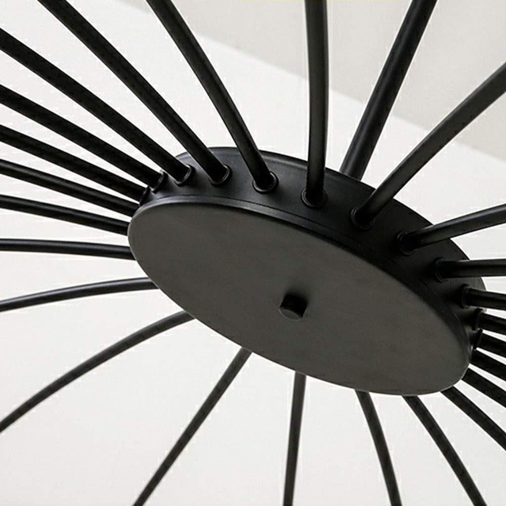 Black Sputnik Round Chandelier