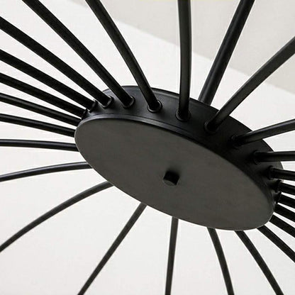 Black Sputnik Round Chandelier