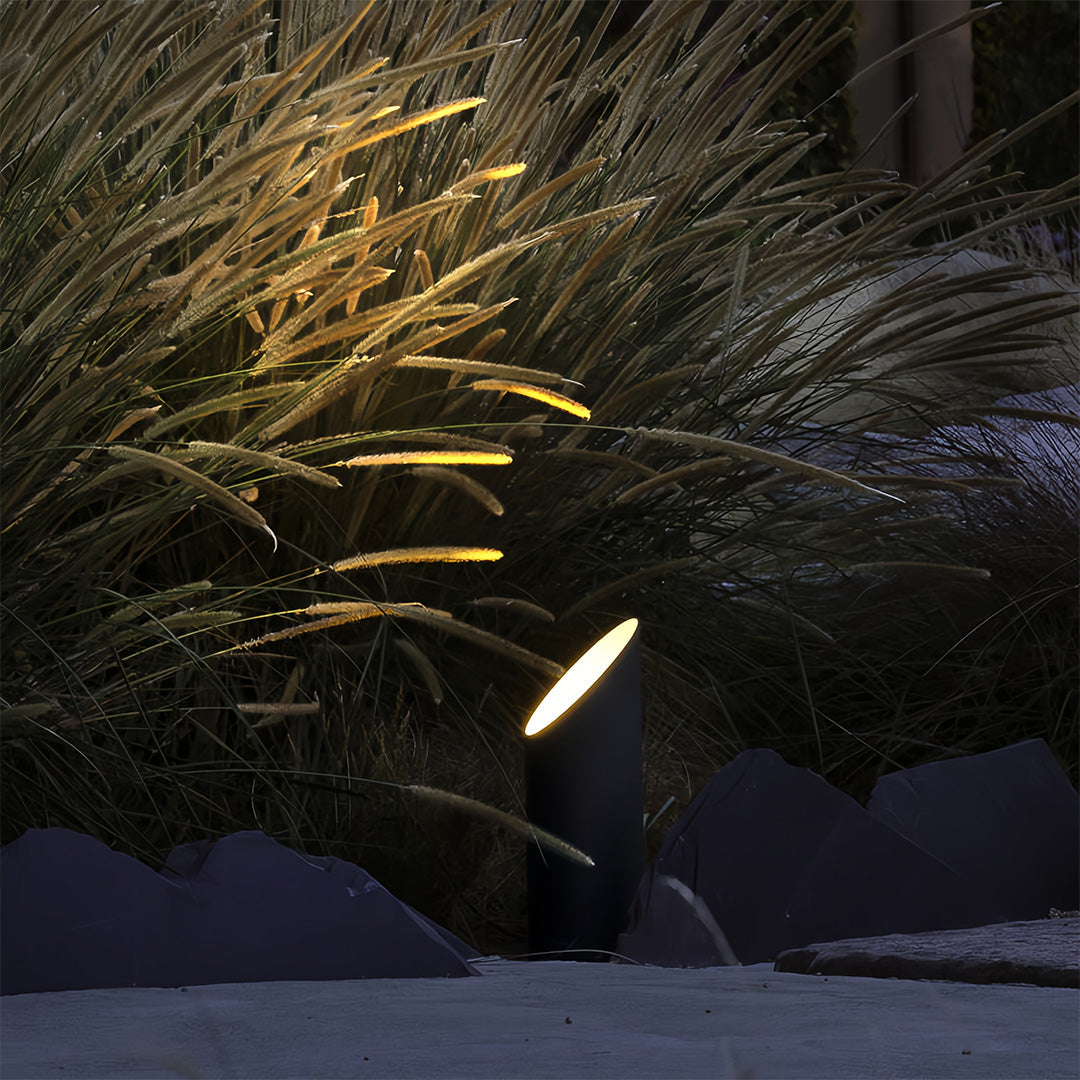 Outdoor LED Tree Uplight Column Stainless Steel 5W 3000K IP54 Hardwired 2 Heights 23.6 or 31.5 Inch