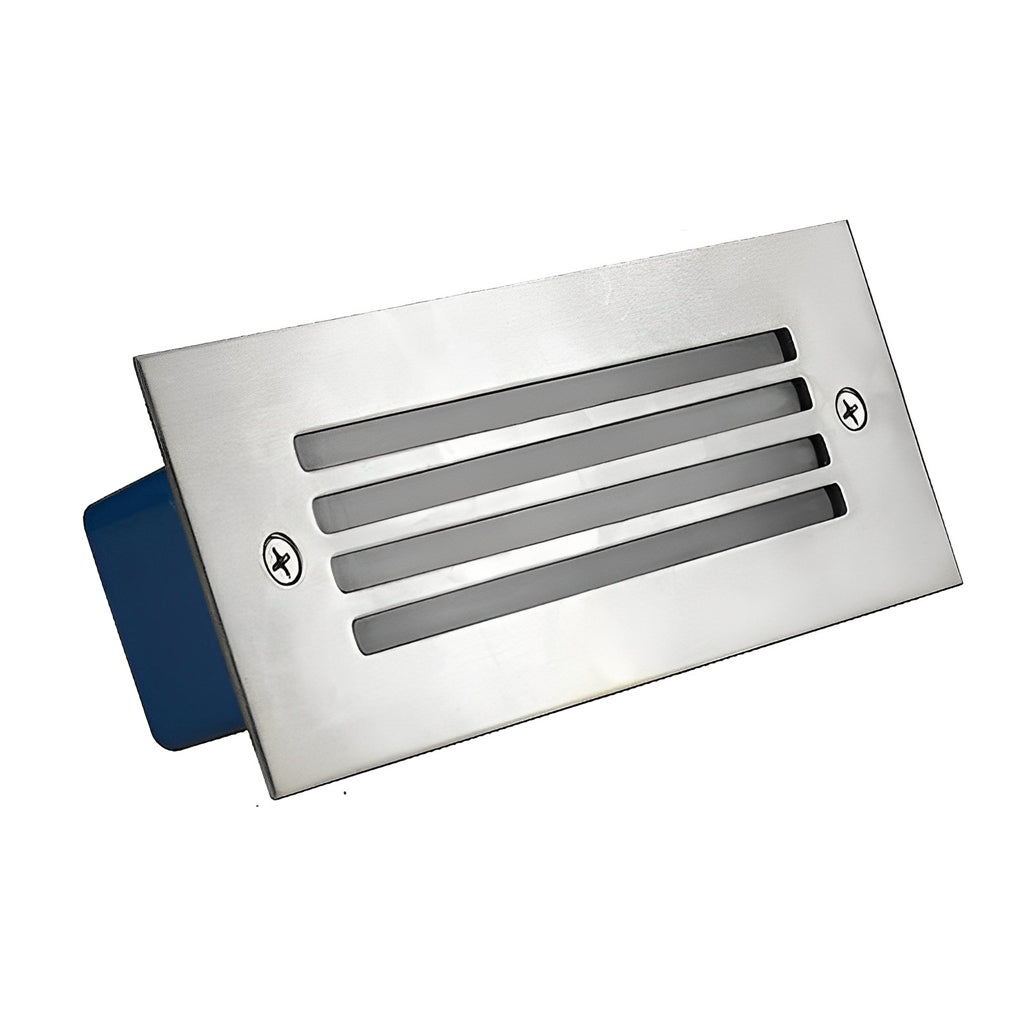 Recessed LED Outdoor Brick Step Light Stainless Steel Tempered Glass Dual Style Dual CCT IP65