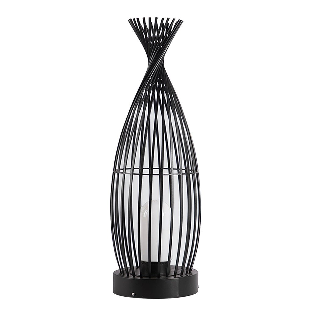 Industrial Caged Bottle Stainless Steel LED Outdoor Floor Lantern IP54 3000K