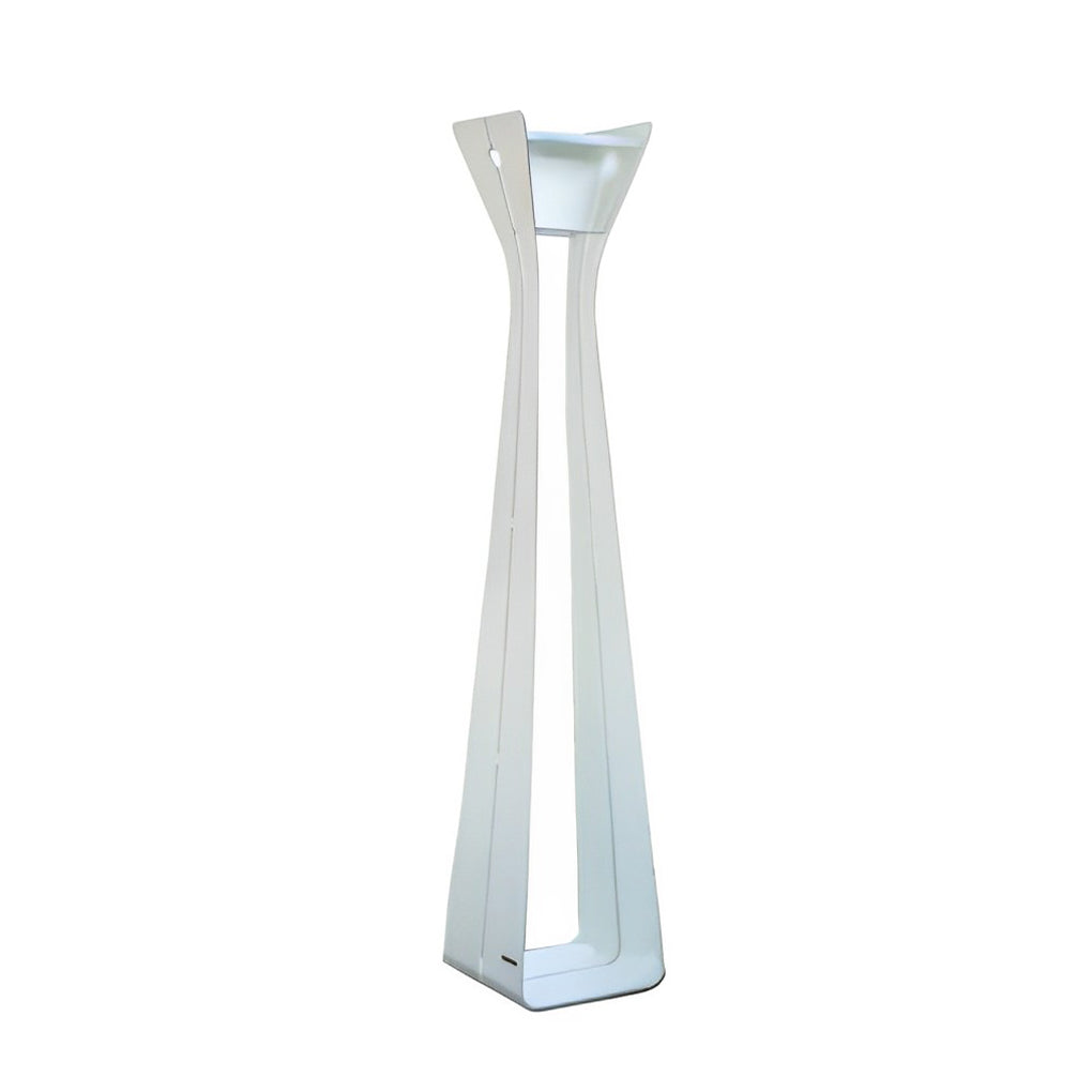 Modern Stainless Steel Tempered Glass Path Light IP54 Solar/Hardwired 3000K 2 Heights