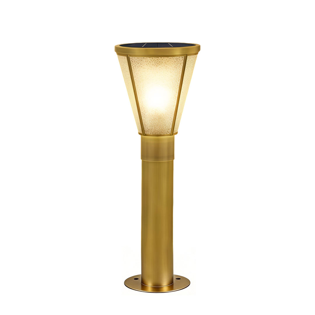 Outdoor Garden Path Lights Copper LED Landscape Light Solar Hardwired