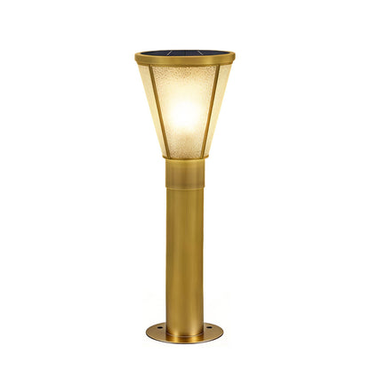 Outdoor Garden Path Lights Copper LED Landscape Light Solar Hardwired