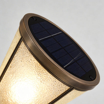 Outdoor Garden Path Lights Copper LED Landscape Light Solar Hardwired