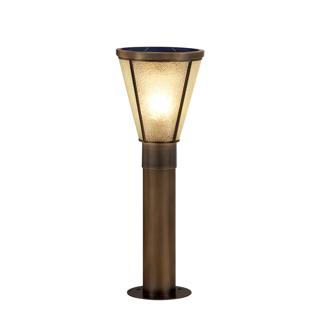 Outdoor Garden Path Lights Copper LED Landscape Light Solar Hardwired