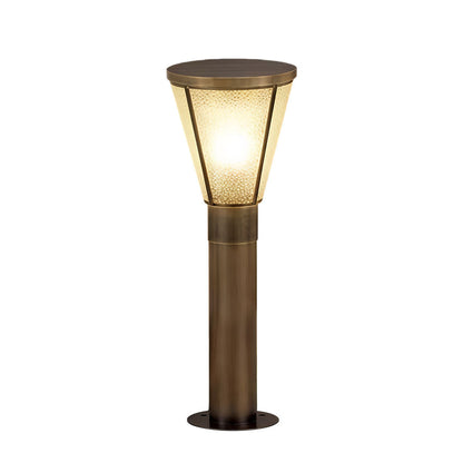 Outdoor Garden Path Lights Copper LED Landscape Light Solar Hardwired