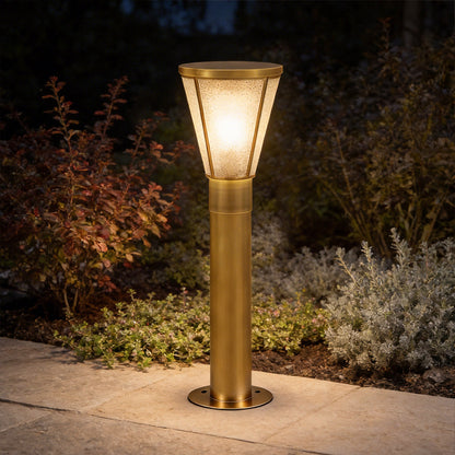 Outdoor Garden Path Lights Copper LED Landscape Light Solar Hardwired