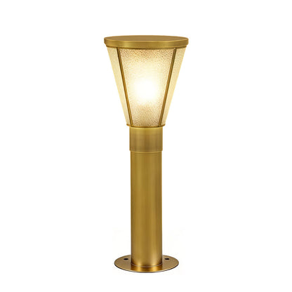 Outdoor Garden Path Lights Copper LED Landscape Light Solar Hardwired