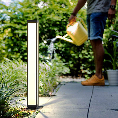 Garden Bollard Light | Solar & Hardwired Aluminum LED Outdoor Landscape Post