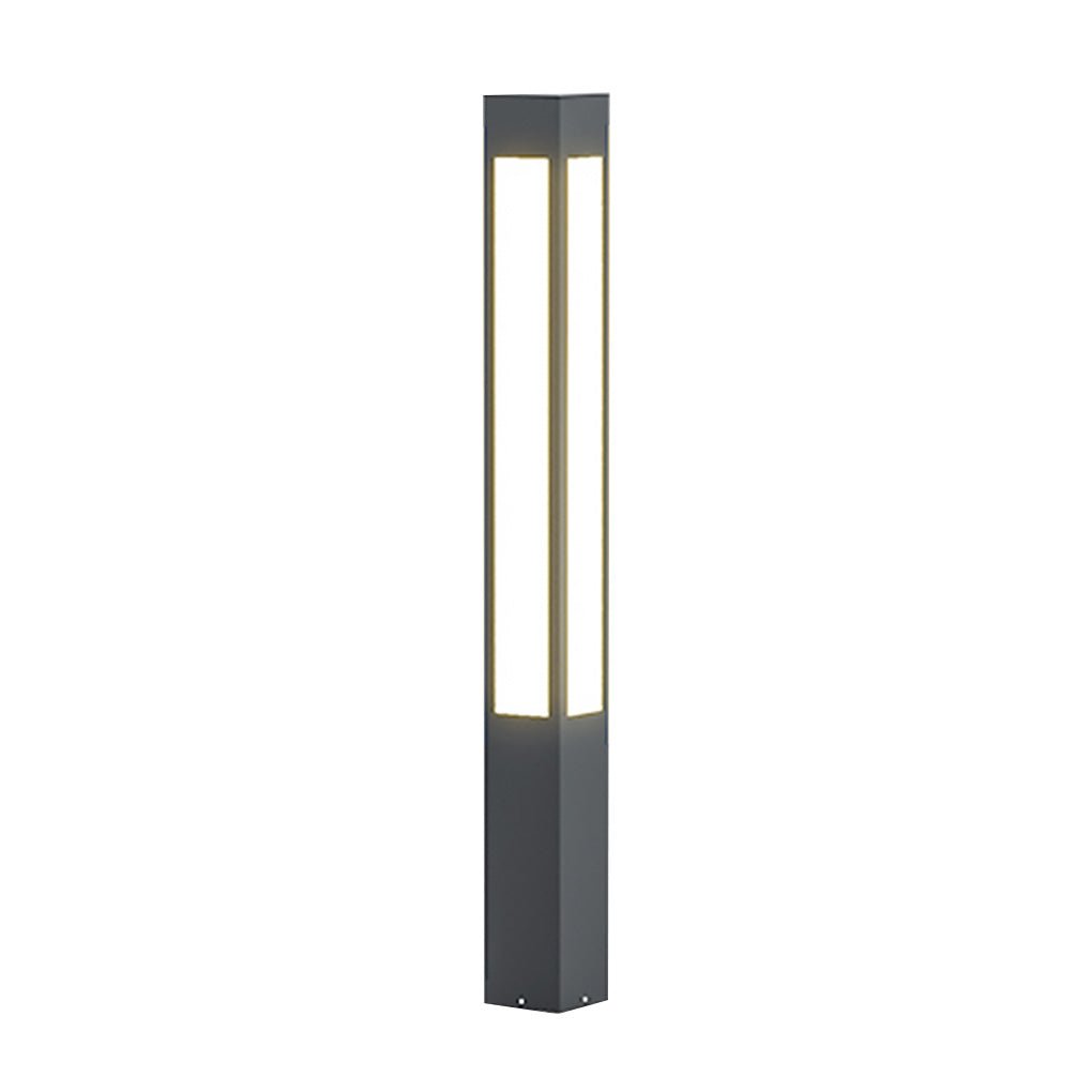 Garden Bollard Light | Solar & Hardwired Aluminum LED Outdoor Landscape Post