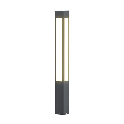 Garden Bollard Light | Solar & Hardwired Aluminum LED Outdoor Landscape Post