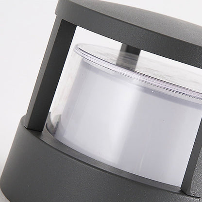 Modern Outdoor LED Post Cap Light Double Layer Acrylic IP65 Waterproof