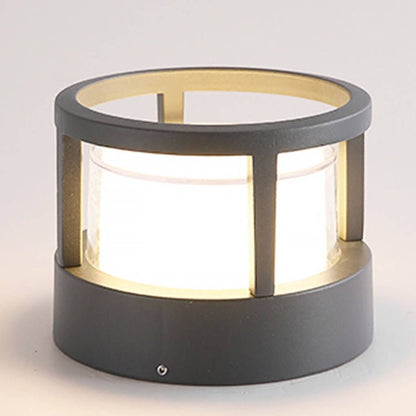 Modern Outdoor LED Post Cap Light Double Layer Acrylic IP65 Waterproof