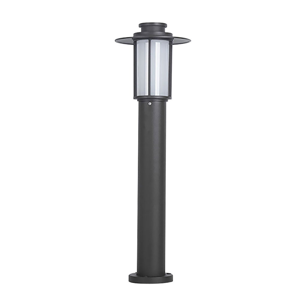 Minimalist Iron LED Landscape Bollard Light 18W E27 Coffee Black Outdoor IP54