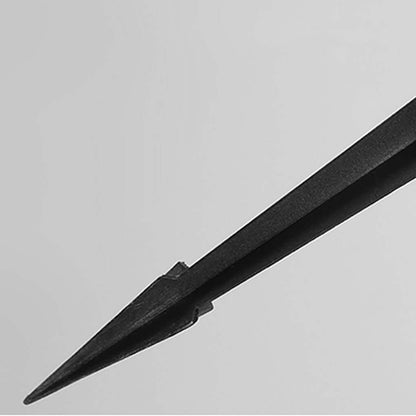 Sleek Black Oval Ring LED Outdoor Courtyard Lamp Solar or Hardwired DC12V 6W–10W IP54 3 Heights Ground Insert or Base