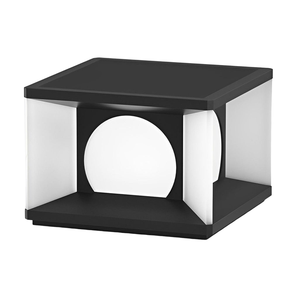 Modern Stainless Steel PC Globe Solar or Hardwired Outdoor Pillar Light Black IP65 8 Hour 2 Sizes Garden Villa