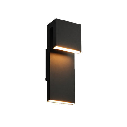 Black Aluminium Industrial LED Outdoor Wall Sconce IP65 12W 3000K/6000K