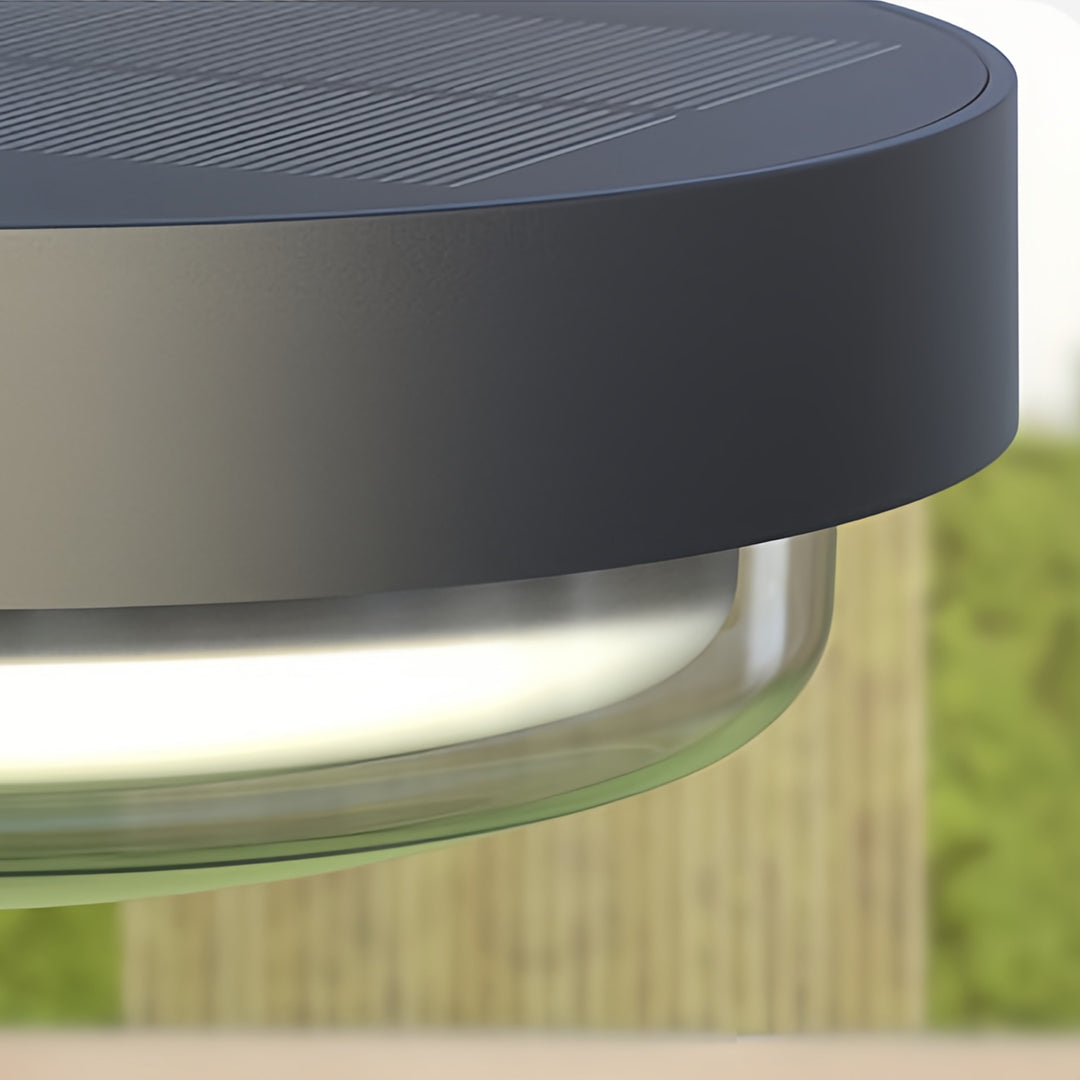 Solar LED Outdoor Wall Light Motion Sensor IP44 Black 3000K / 6000K