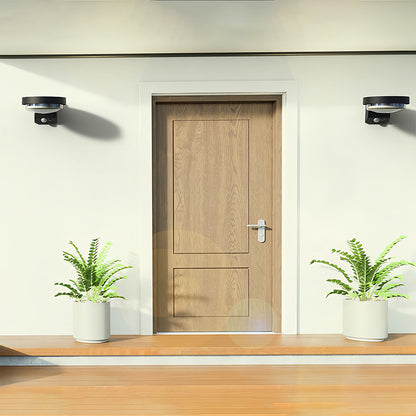 Solar LED Outdoor Wall Light Motion Sensor IP44 Black 3000K / 6000K
