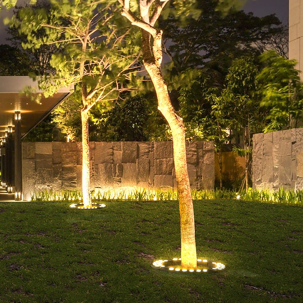 LED Tree Ring Light Outdoor Waterproof Uplight Landscape Spotlight for Trees