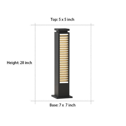 Home Pillar Light Outdoor Waterproof LED Decorative Light