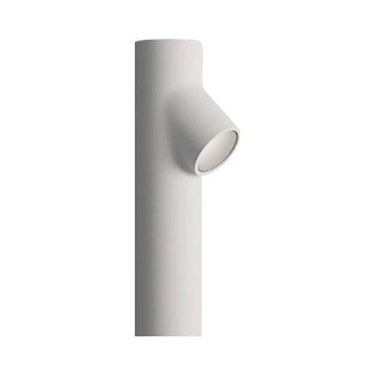 Modern Slim Outdoor Wall Uplight Cylinder LED 2W White Gray IP65