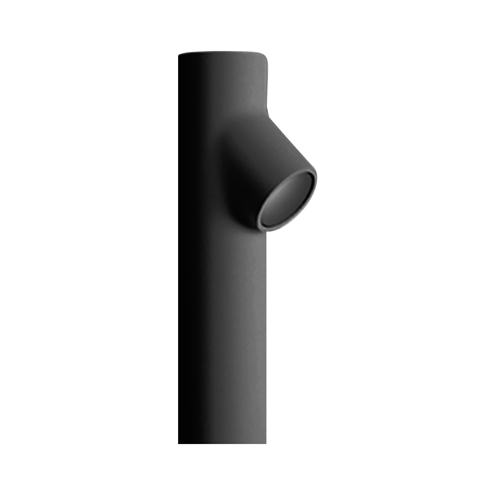 Modern Slim Outdoor Wall Uplight Cylinder LED 2W White Gray IP65