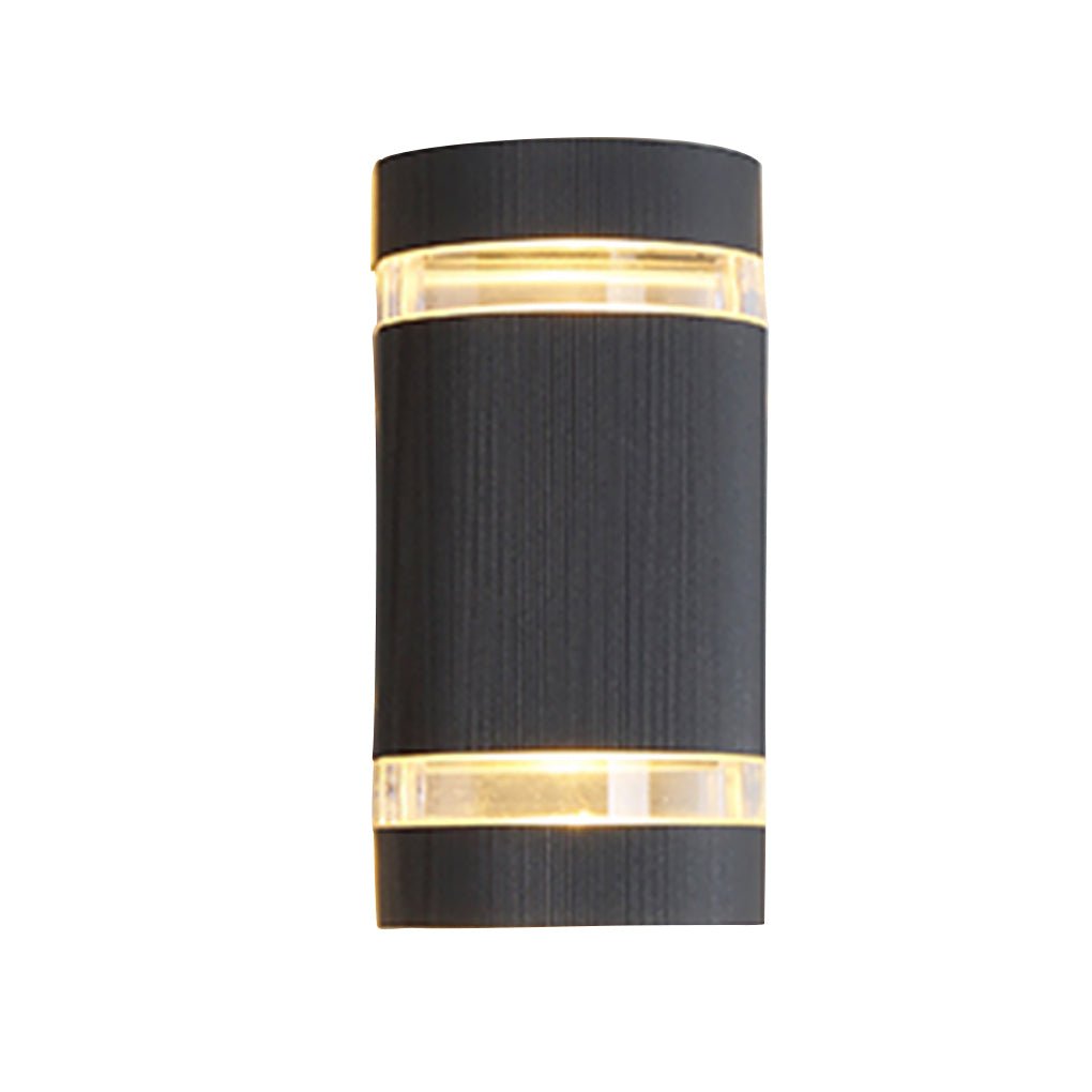 Modern LED Up Down Outdoor Wall Sconce Die-Cast Aluminum Hollow Halo Effect Square Round IP54 3000K Courtyard Villa