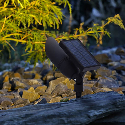 Outdoor Solar Spotlight for Trees Aluminum Adjustable Landscape Garden Light