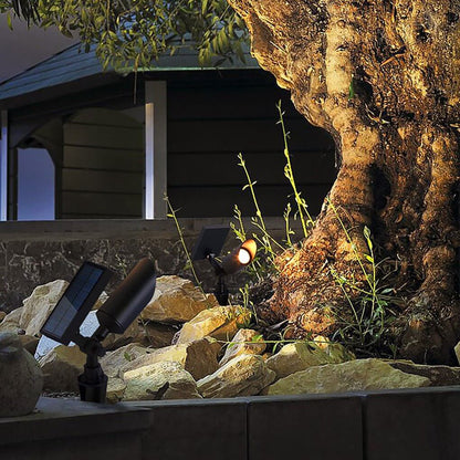 Outdoor Solar Spotlight for Trees Aluminum Adjustable Landscape Garden Light