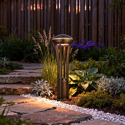 Antique Copper Outdoor Path Light LED Waterproof Landscape Walkway Lighting