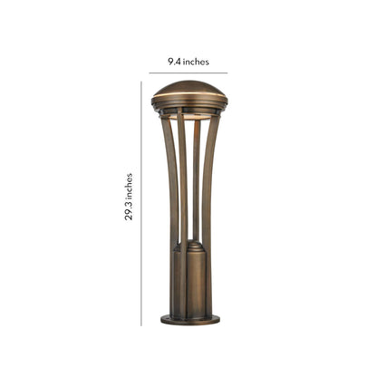 Antique Copper Outdoor Path Light LED Waterproof Landscape Walkway Lighting
