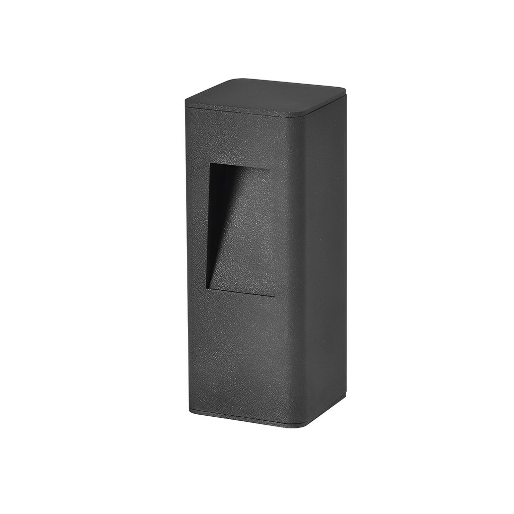Contemporary Path Light Single Double Head Black Aluminum Glass CRI90 IP65 DC24V 2 Heights