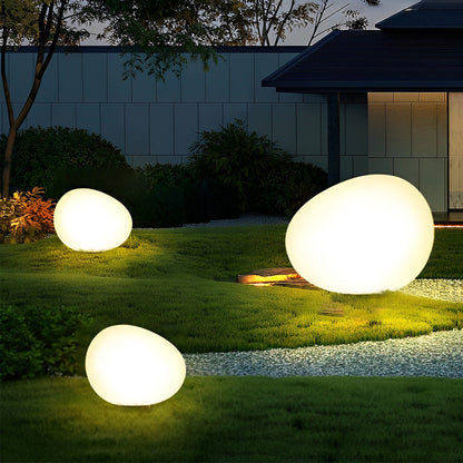 Outdoor Pebble Light LED Hardwired Waterproof Garden Lawn Stone Landscape Lamp
