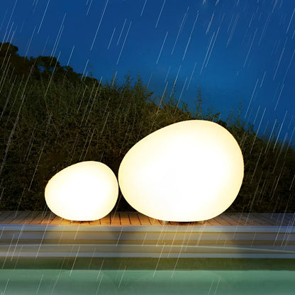 Outdoor Pebble Light LED Hardwired Waterproof Garden Lawn Stone Landscape Lamp