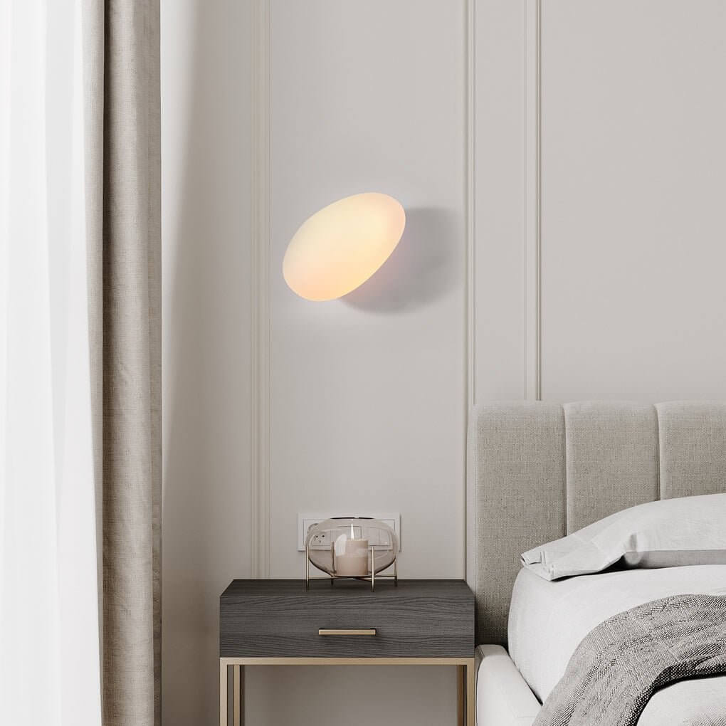 Pebble Glass Wall Sconce Modern LED Indoor Light