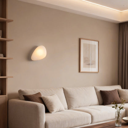 Pebble Glass Wall Sconce Modern LED Indoor Light