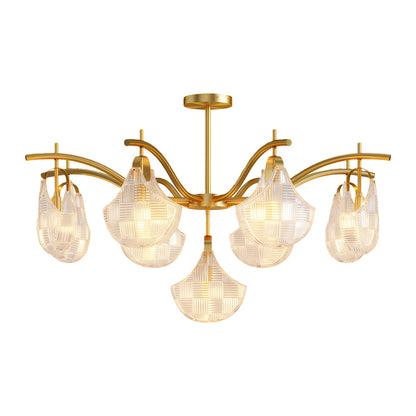Shell Glass Chandelier