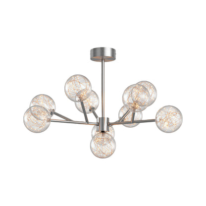 Molecular Glass Globe Chandelier