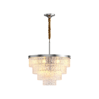 Modern Forms Full-Copper Luxury Glass Chandelier