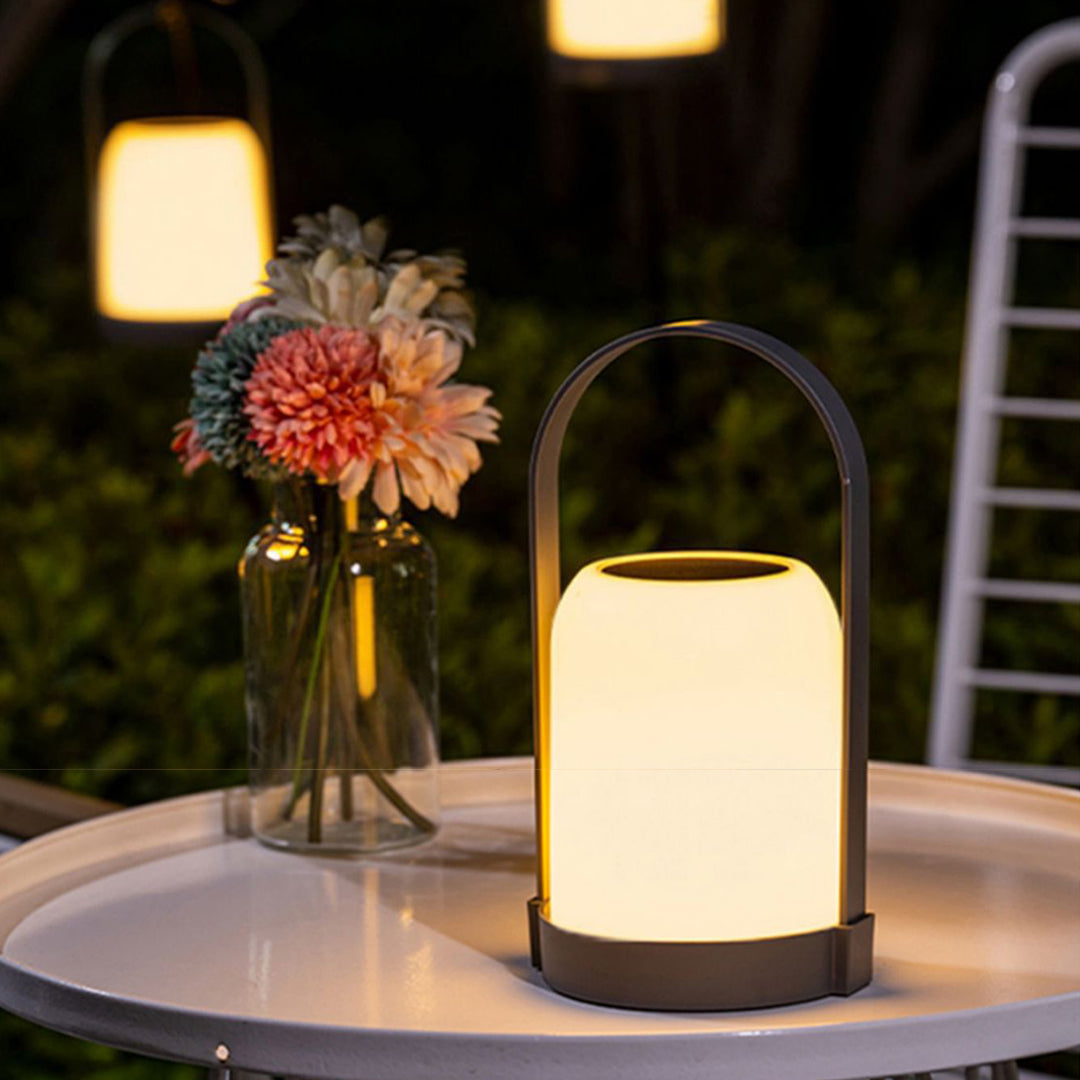 Solar USB Dual Charge Portable LED Lantern IP65 Waterproof 3000K Warm White