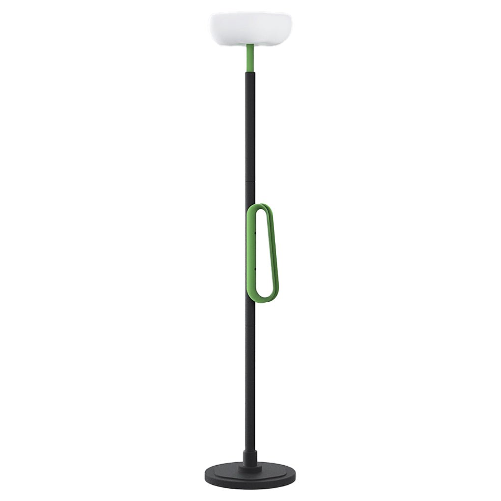 Movable Solar Torchiere Outdoor Floor Lamp IP65 Aluminium Acrylic 3000K 76''