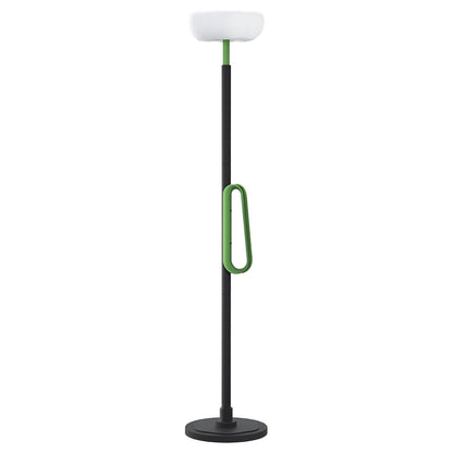 Movable Solar Torchiere Outdoor Floor Lamp IP65 Aluminium Acrylic 3000K 76''
