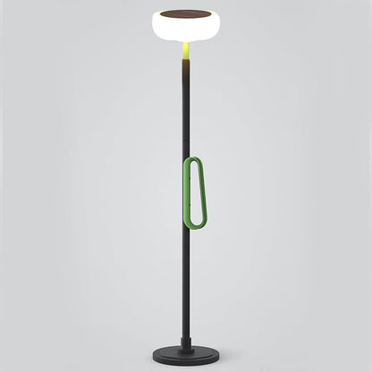 Movable Solar Torchiere Outdoor Floor Lamp IP65 Aluminium Acrylic 3000K 76''